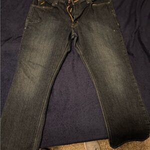 Ariat Men's Rebar Dark Wash Straight fit